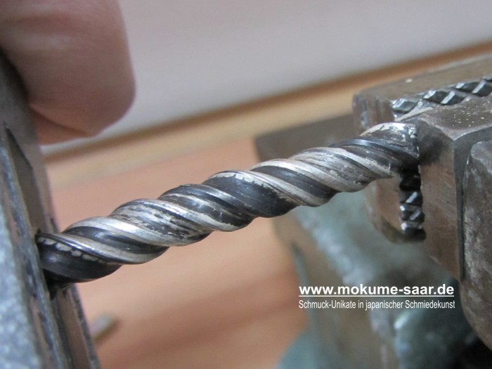 Mokume-Gane-japanische Schmiedekunst